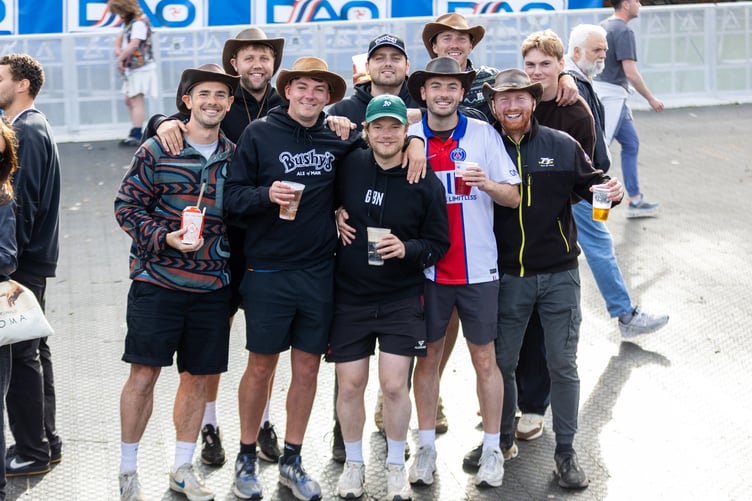 Friends got together at Bushy's earlier in the week