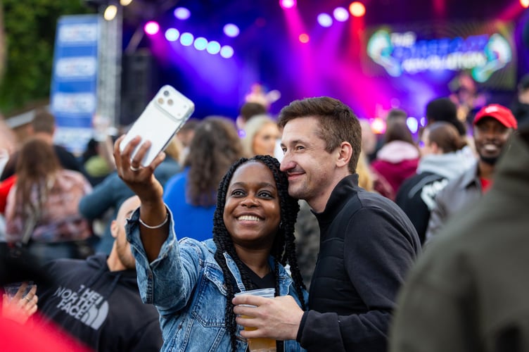 Plenty of selfies were taken on day three of Bushy's