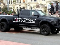 Racing star hits out after truck is seized by police