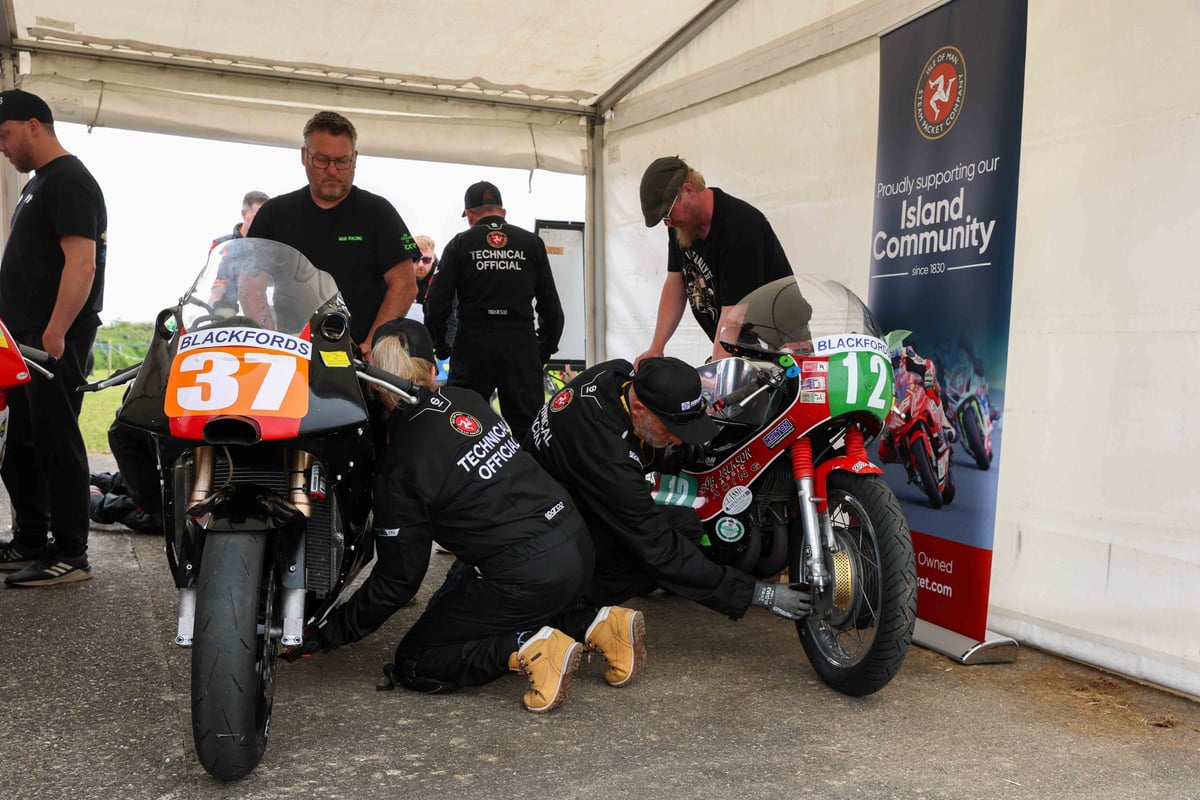 New overalls for technical officials at Billown Course
