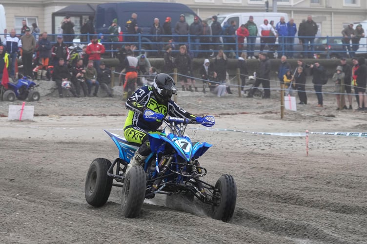 Matt Thorpe was the winner of the quads class ahead of Alex McHugh (Photo: Moddey Dhoo Media)