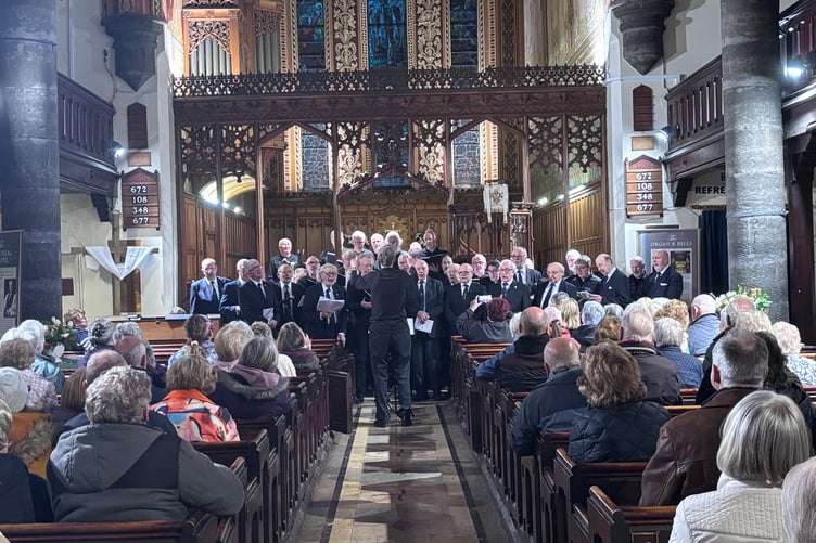 Corrib Singers performing at St. Thomas's