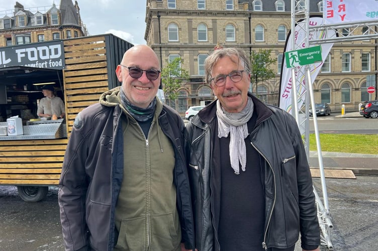 L-R, Rolf Nelles and Herbert Gormanns