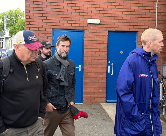 Hollywood icon Keanu Reeves spotted at the TT Paddock