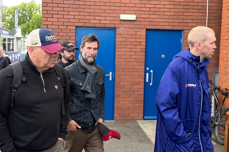 Keanu Reeves at the TT Paddock