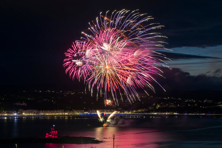 Saturday night's display provided a welcome opportunity to round off the festival on a high note (Photo: Sue Jones)