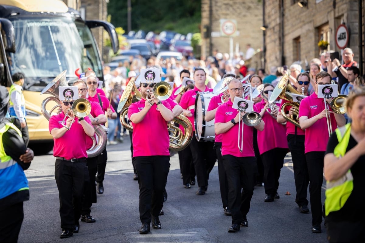 Bucket list tick for brass band musicians at Whit Friday Marches