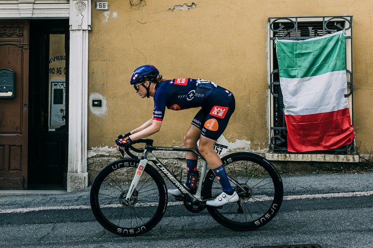Becky Storrie enjoyed an excellent nine days at the Giro d'Italia Women and was her team's leading rider in the general classification (Photo: Francesco Rachello/Tornanti.cc)