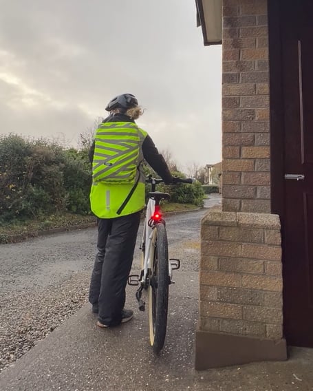 Lily Kneale says cycling to work has 'changed her life'