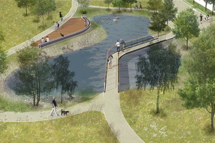 How a proposed urban nature reserve at Noble's Park could look
