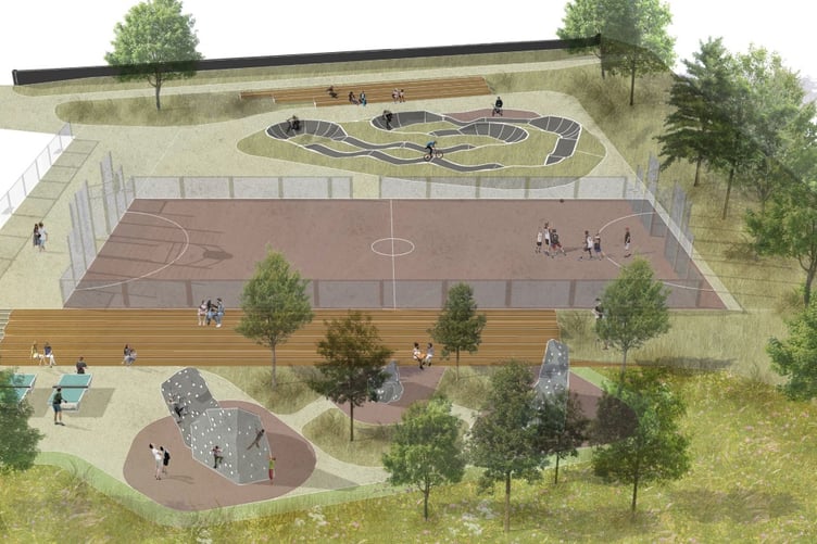 New play and sports facilities are proposed for Noble's Park draft masterplan