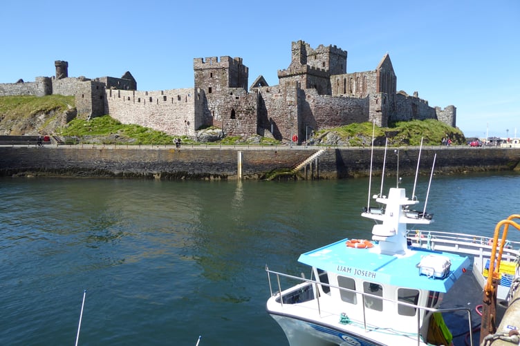 Janette Phair sent in this snap of Peel Castle