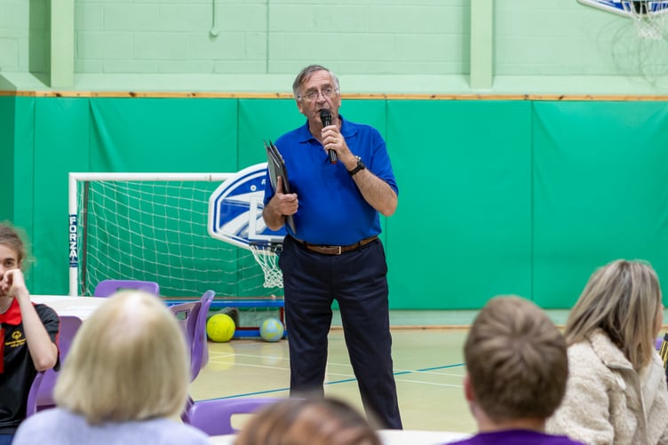 Geoff Karran MBE provides an opening speech