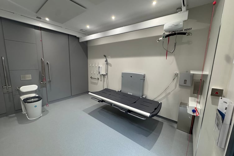 Inside of the Changing Places Facilities