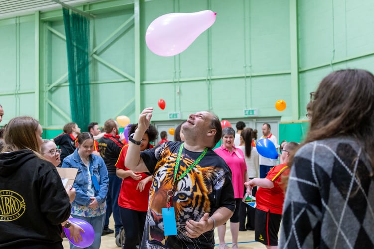 Plenty of balloons were in the air