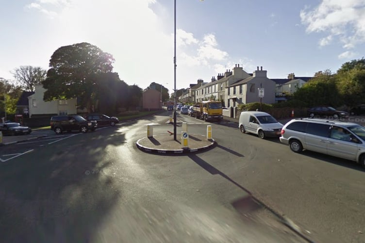 Corkill's roundabout in Onchan