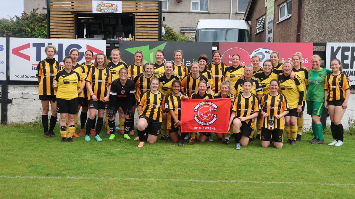 Rushen United suffer narrow defeat in final meeting with Blackpool Wren Rovers