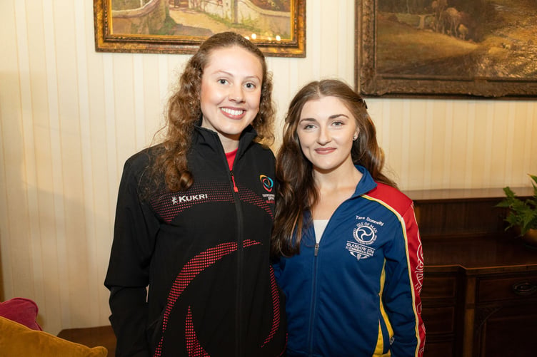 Swimmer Kiera Prentice and gymnast Tara Donnelly