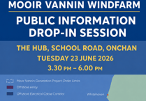 Østed declines belated invite to attend windfarm public meeting