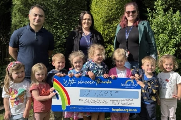 The nursery raised more than £1,600 for Rebecca House Children's Hospice
