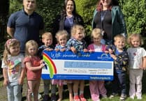 Nursery raises £1,693 for hospice with sponsored jog