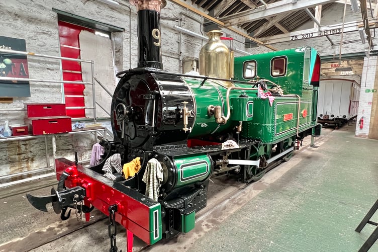 The IoM Steam Railway Supporters' Association's last major project was the cosmetic restoration of loco no.9 Douglas