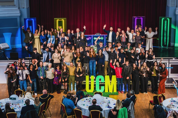 UCM Award Winners with some of the lecturers