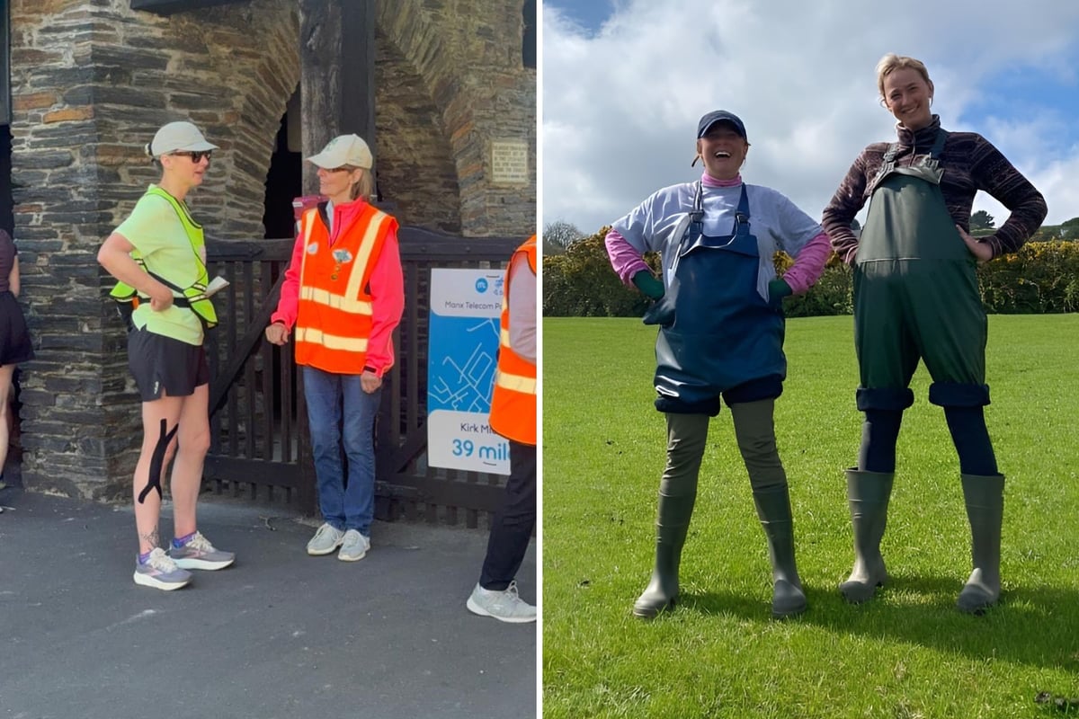 Parish walker Pippa raises £2k for charity after being inspired by farmer friend who uses oxygen pack