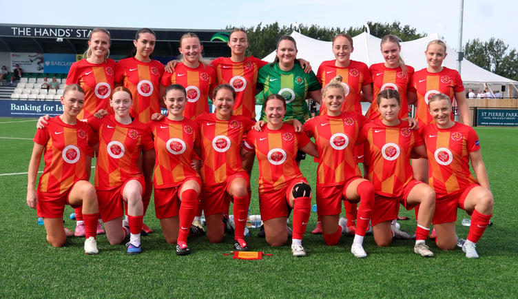 The Isle of Man women's team that went up against Jersey in the final of the Cherry Godfrey Cup on Saturday (Photo: Paul Hatton)
