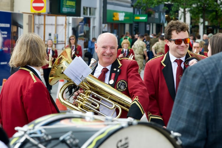 Castletown Metropolitan Silver Band provided entertainment
