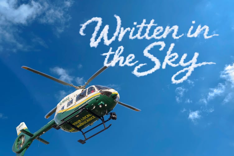 The Great North Air Ambulance Service's 'Written in the Sky' campaign