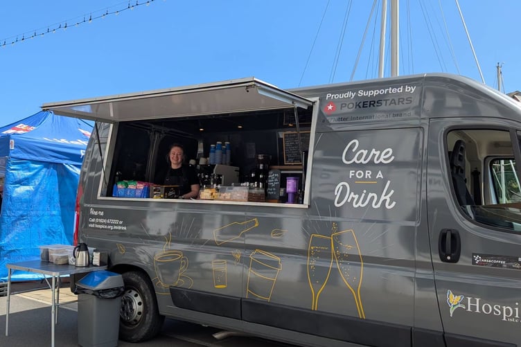 The Hospice food truck was on-site for refreshments