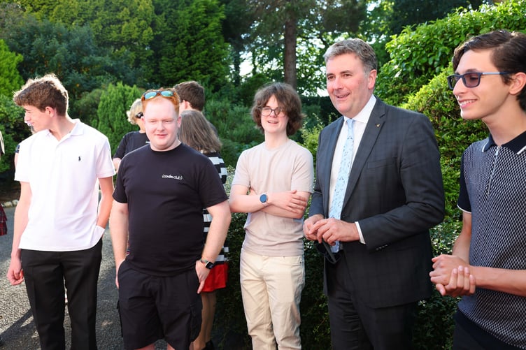 Department for Enterprise Minister Tim Johnston was also in attendance