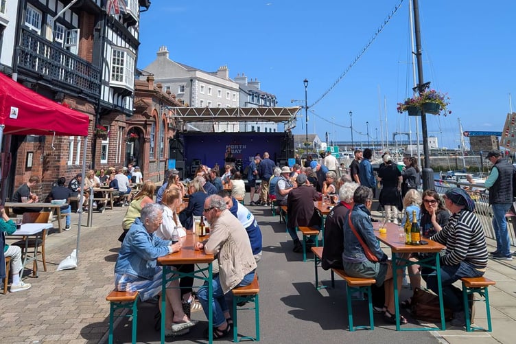 The Jazz and Blues festival attracted a good crowd at the weekend