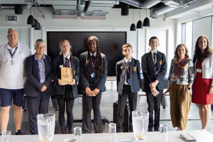 'Low Expectations', the winning team from Ballakermeen High School