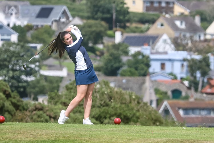 Kayleigh Dawson dominated the women’s field in Sunday’s qualifying round of the island championship at Rowany (Photo: Ron Strathdee)