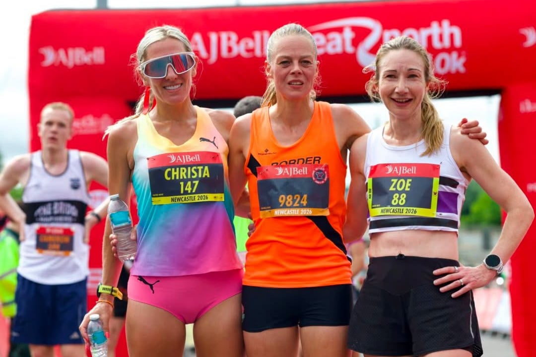 Christa Cain shines with second-place finish at Great North 10K