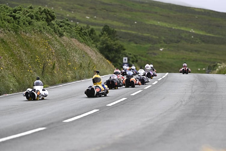 Action from last weekend's World Downhill Skateboarding Championship which, for the second year running, took place in the Isle of Man (Photo: Sean Corlett/Sean's Shots)