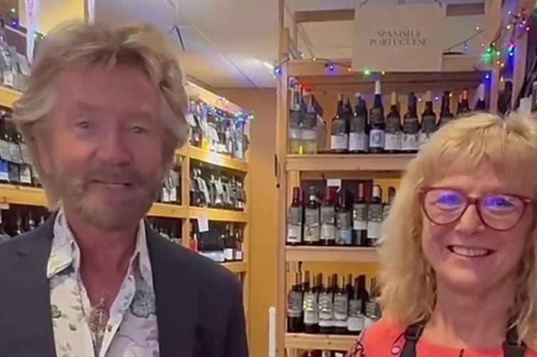 Sharing an update with followers on Instagram this week, Edmonds revealed the wines had finally arrived on the island