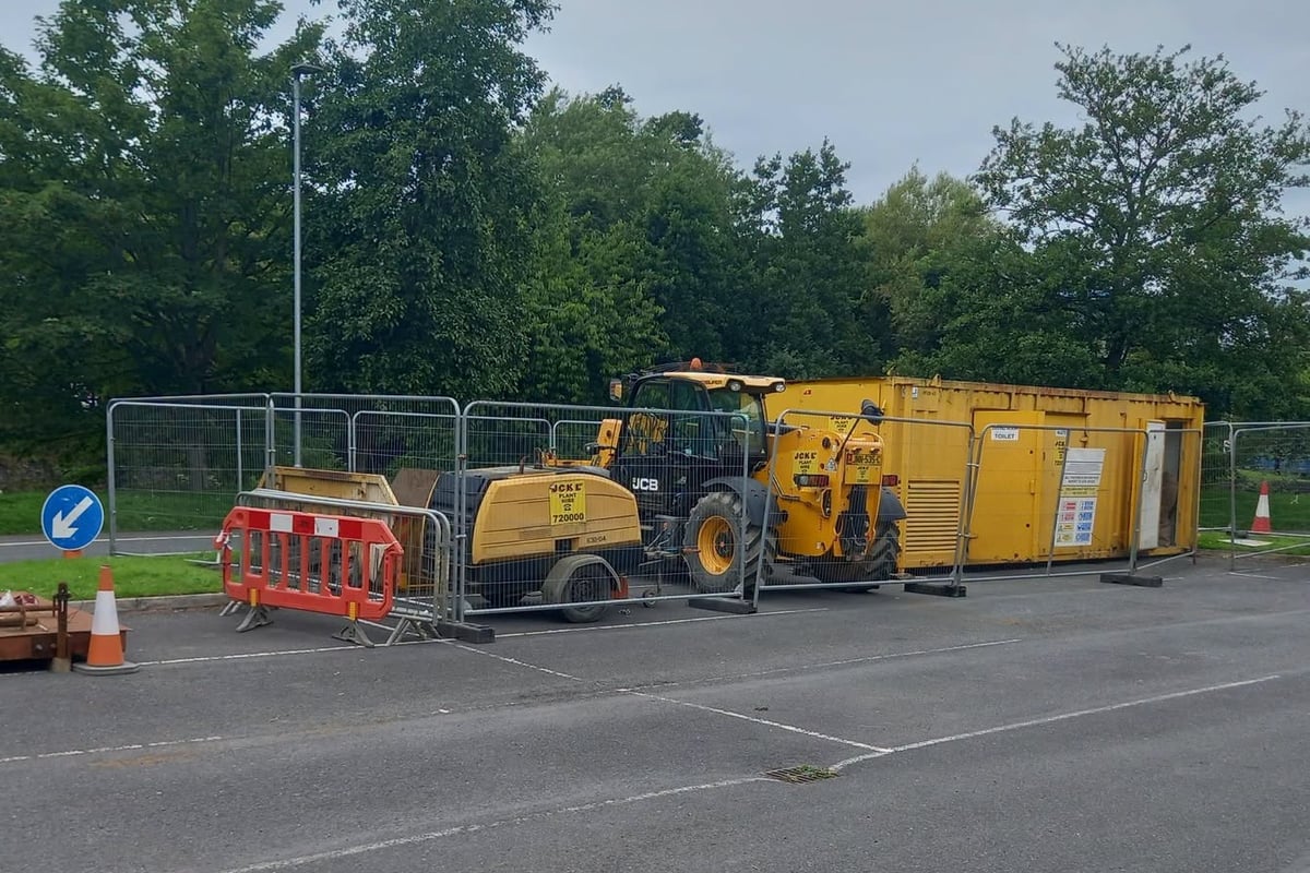 Work starts on new river flood wall