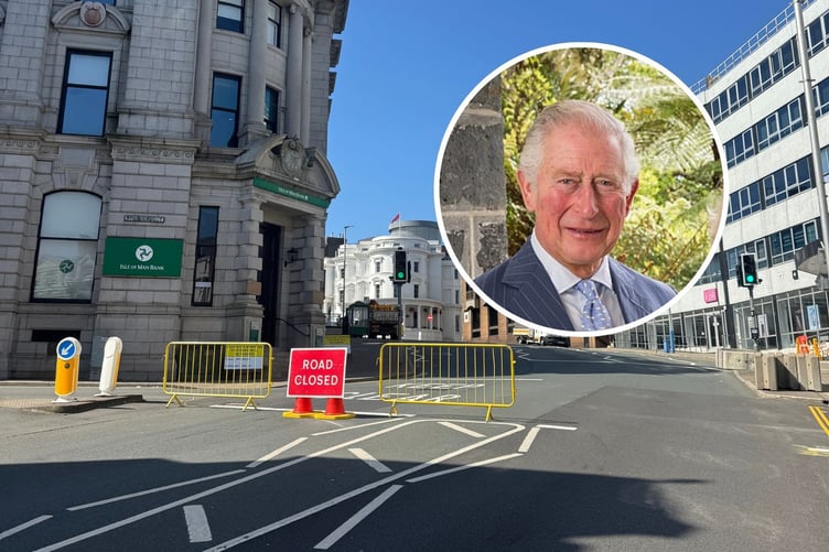 Preparations have been underway in the capital ahead of King Charles III visit tomorrow (Tuesday)