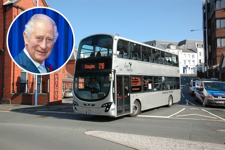 Bus Vannin is warning passengers to expect disruption throughout Tuesday ahead of King Charles III's visit to the Isle of Man