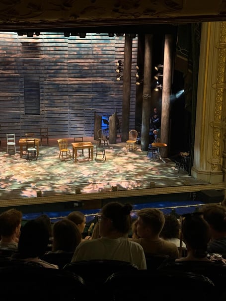 The simplicty of the 'Come From Away' set