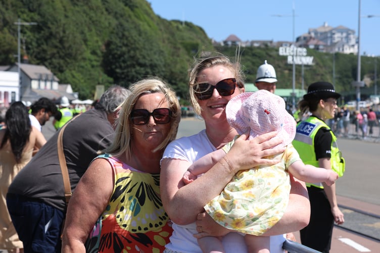Families took the time to gather at the Horse Trams for the event