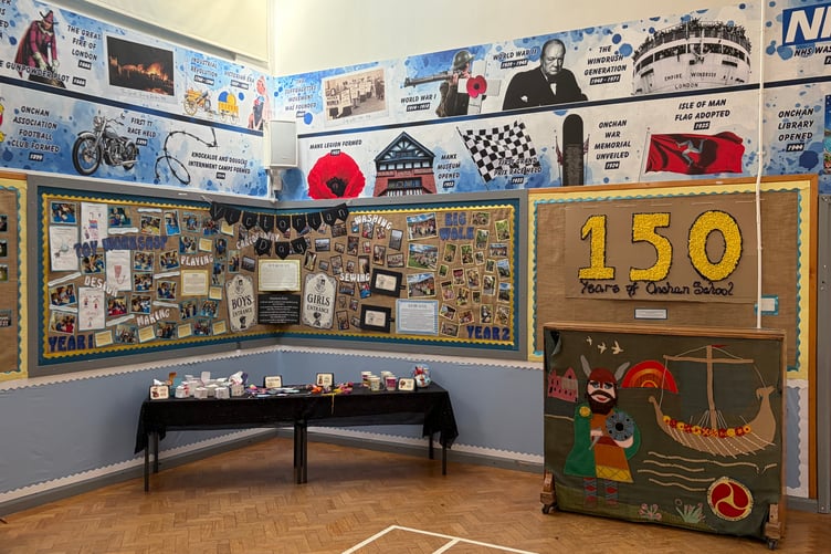Exhibition marks changes Onchan School has seen over the last 150 years