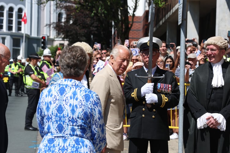 King Charles arrives at Tynwald in his first official visit as Lord of Mann