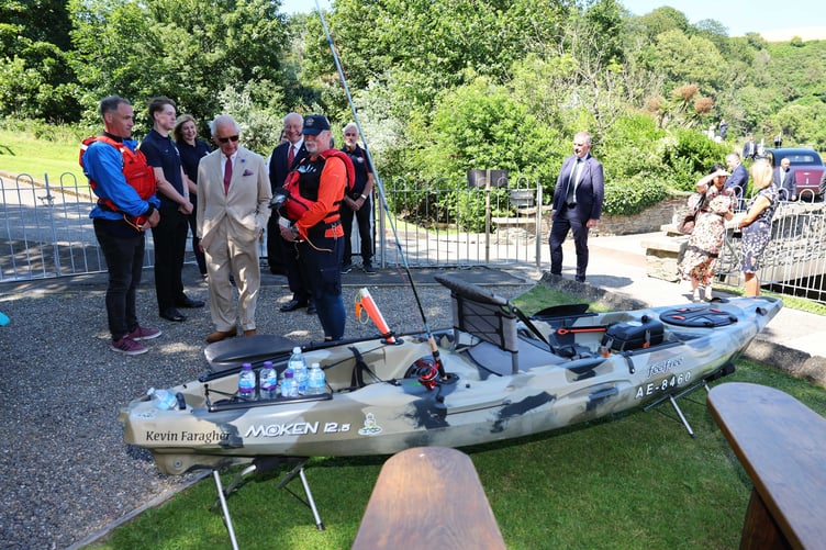 The charity uses outdoor activities including kayaking and kayak angling to support rehabilitation and wellbeing (Photo: Dave Kneen)