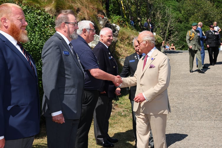 The visit highlighted the important role charities play in supporting veterans and those who have served their communities (Photo: Dave Kneen)
