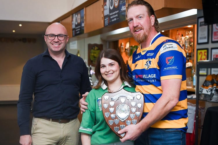 Holly Shea was a double winner at the awards evening, picking up the Chairman’s Shield as well as the Amanda Lowe Trophy