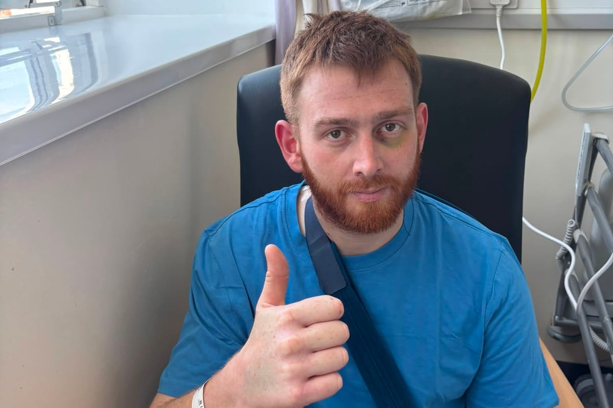 Injured Manx rider thanks medics that 'saved his life' following Southern 100 spill